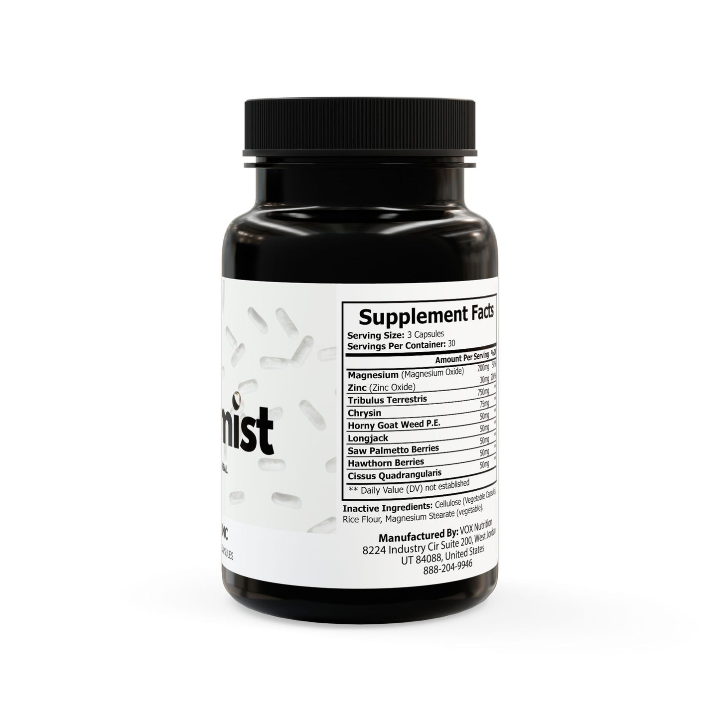 Magnesium Zinc Supplement (90 Capsules)