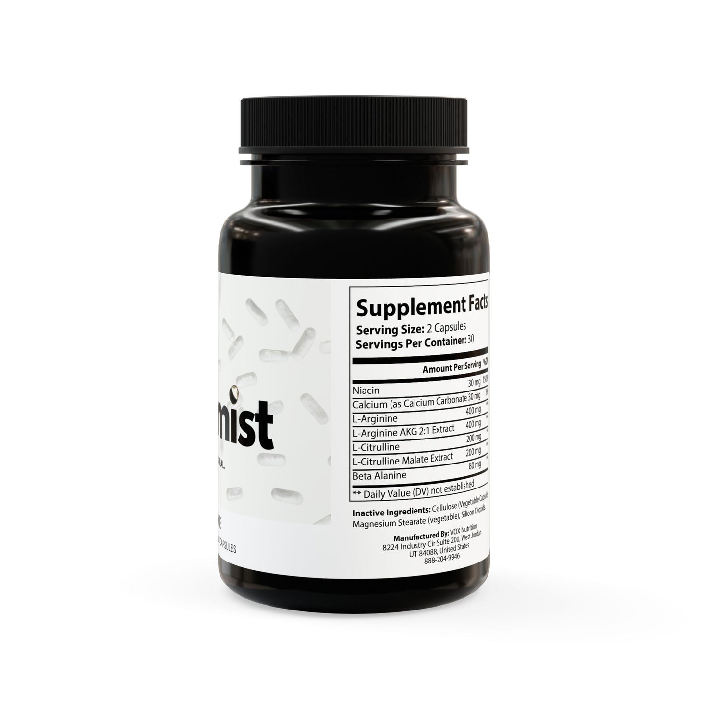 L-Arginine Supplement (60 Capsules)