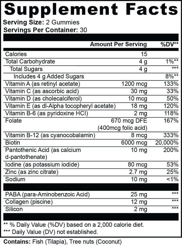 Hair, Skin & Nails Gummies